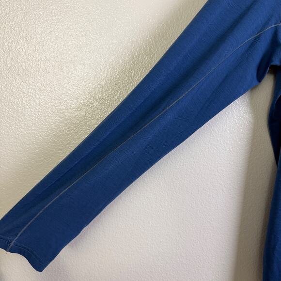 Kuhl Valiant Shirt Mens Size XL Blue Long Sleeve Crew Wool Blend Outdoors Hiking - Picture 5 of 10